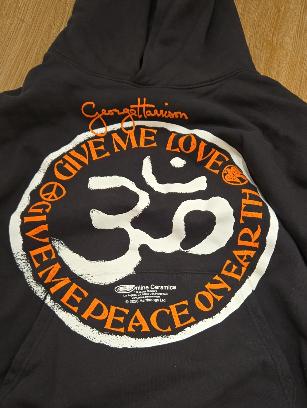 Online Ceramics George Harrison Hoodie - Picture 2 of 3